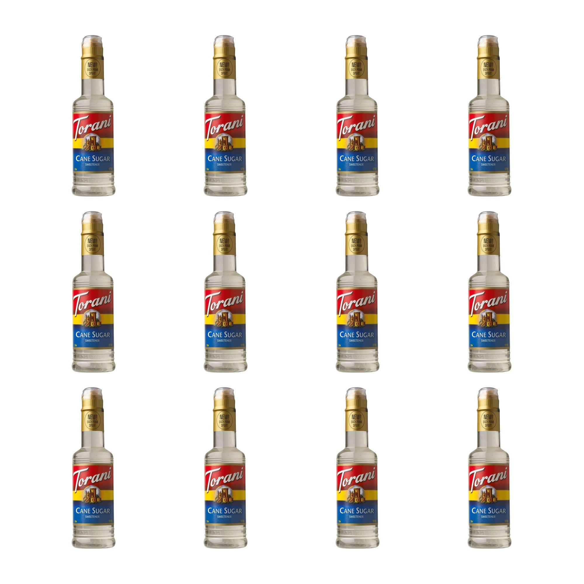 TORANI (Pack of 12) Torani Cane Sugar Syrup 12.7 Fl Oz