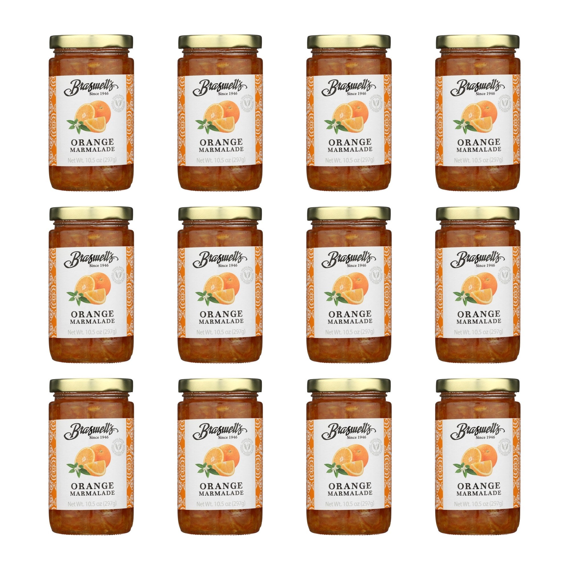 BRASWELL (Pack of 12) Braswell Marmalade Orange 10.5 Oz