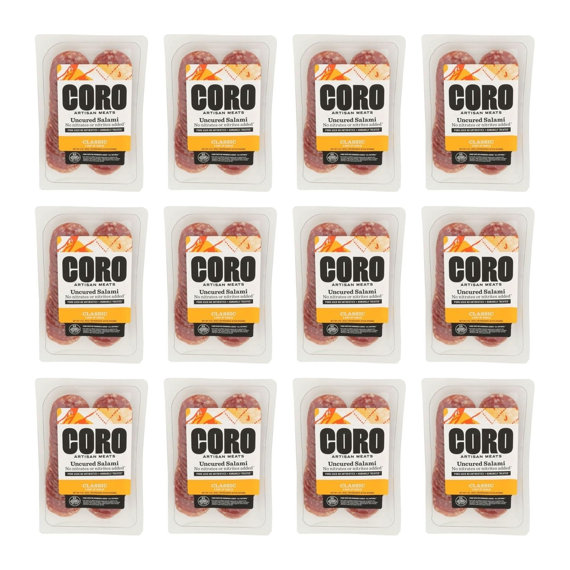 Coro Foods Salami Uncured Classic Sliced