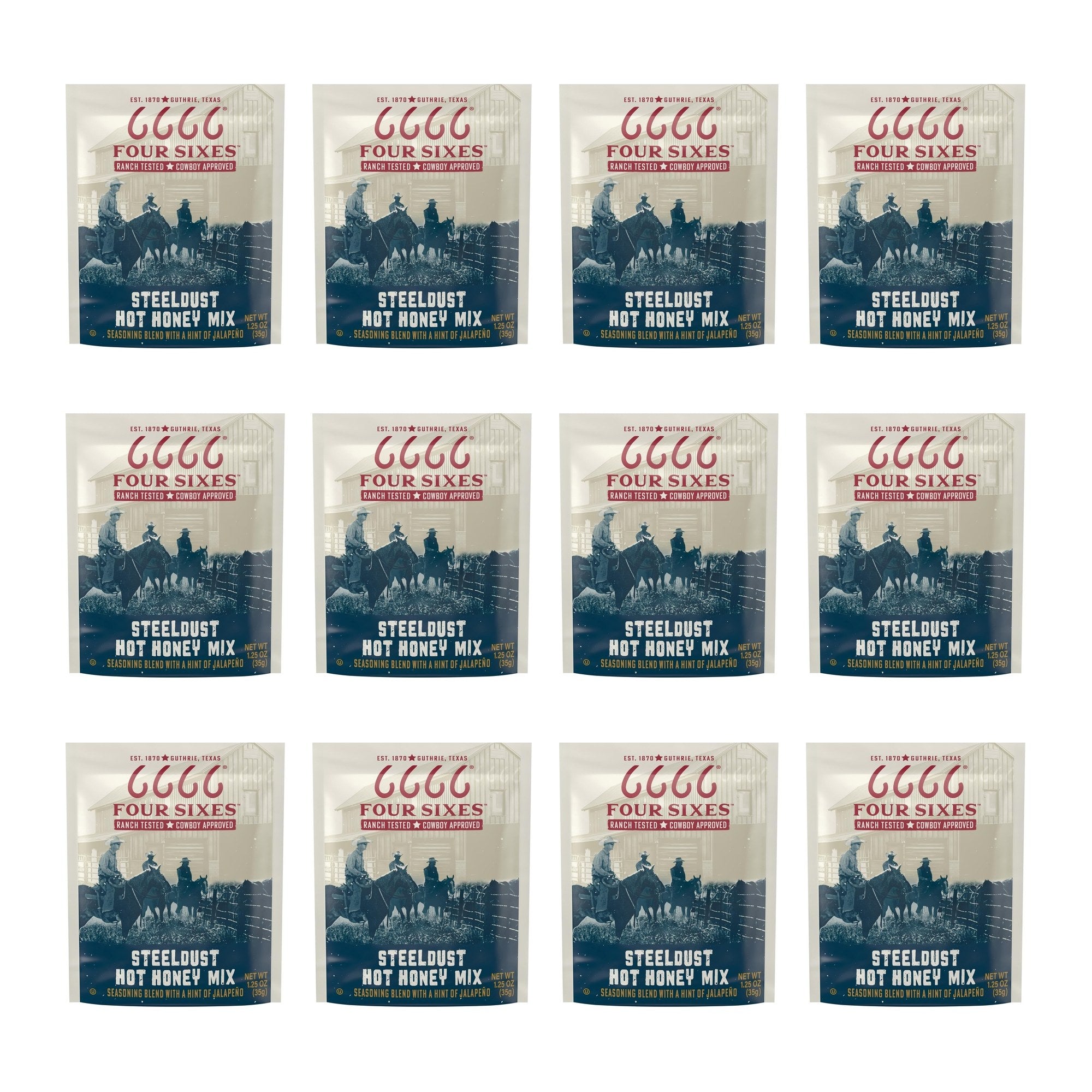 Four Sixes Seasoning Steeldust Hot Honey Mix