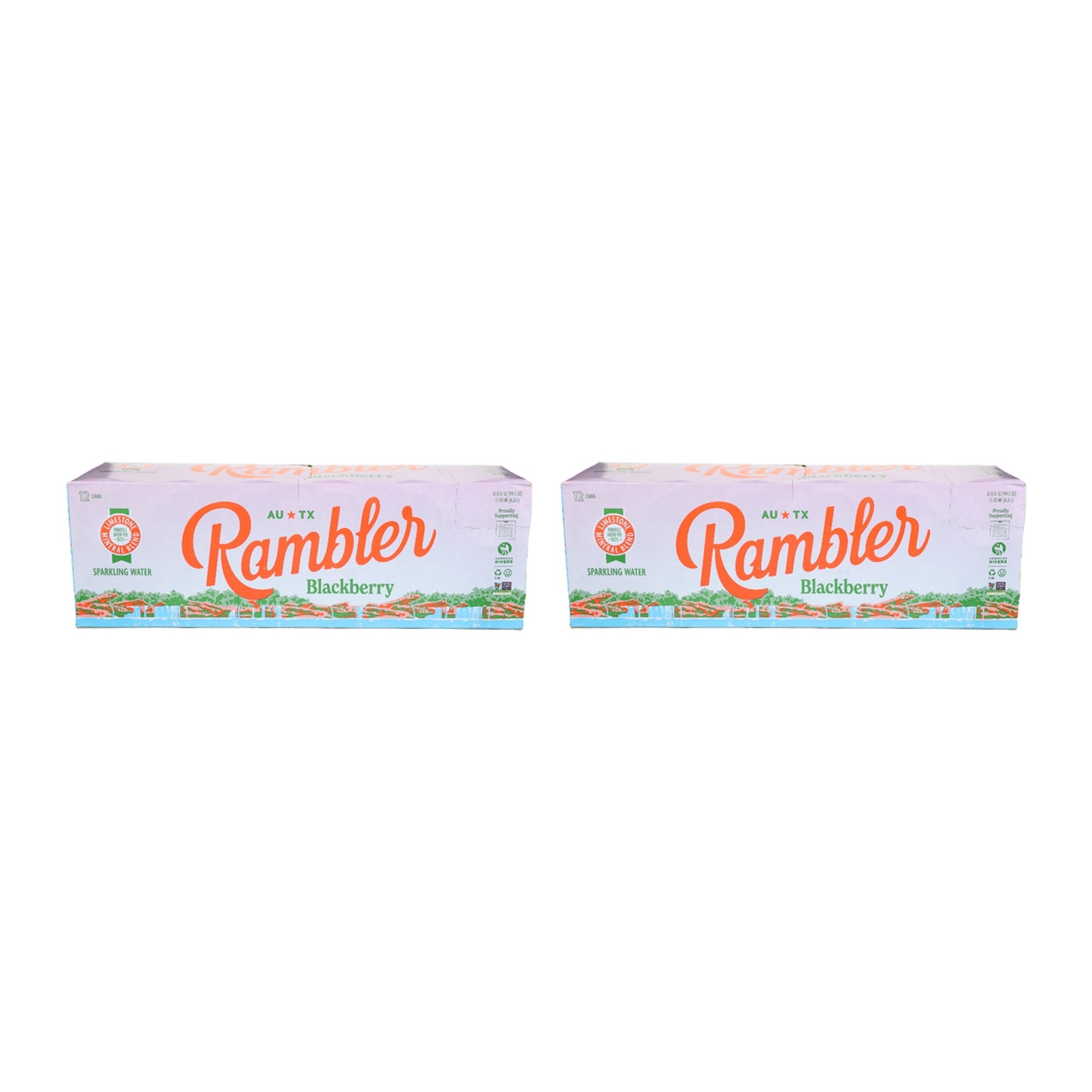 Rambler Water Sparkling Blackberry 12 Pack