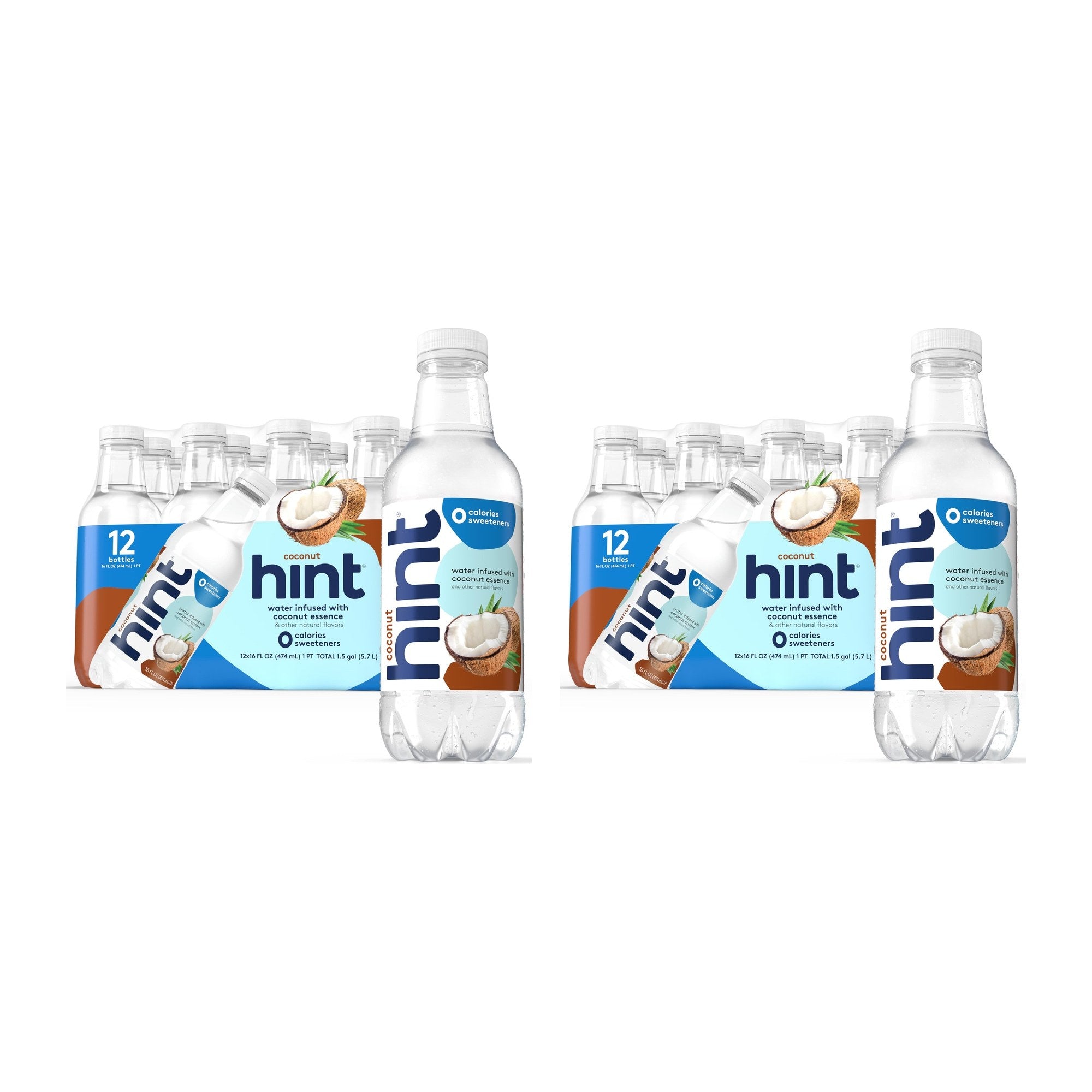 HINT (Pack of 24) Hint Water Coconut 16 Fl Oz