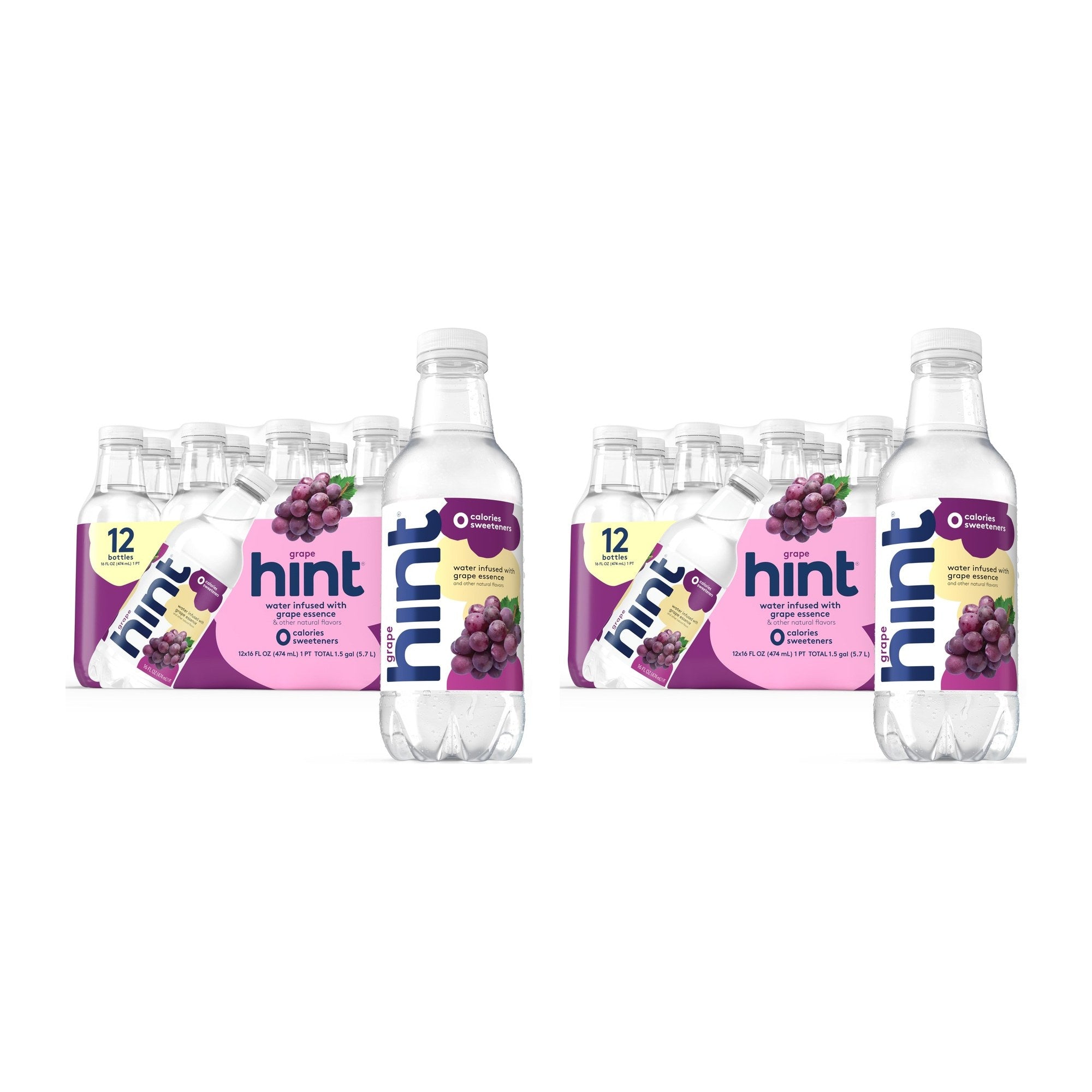 HINT (Pack of 24) Hint Water Essence Grape 16 Fl Oz