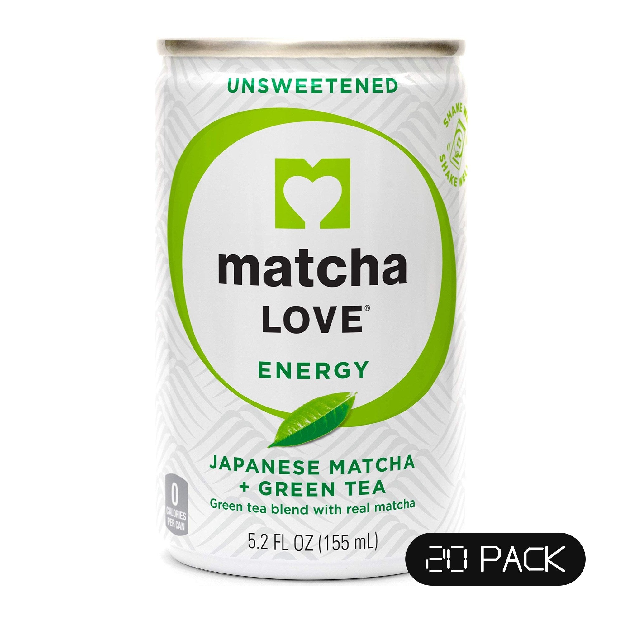 Matcha Love Green Tea Unsweetened Energy Shots