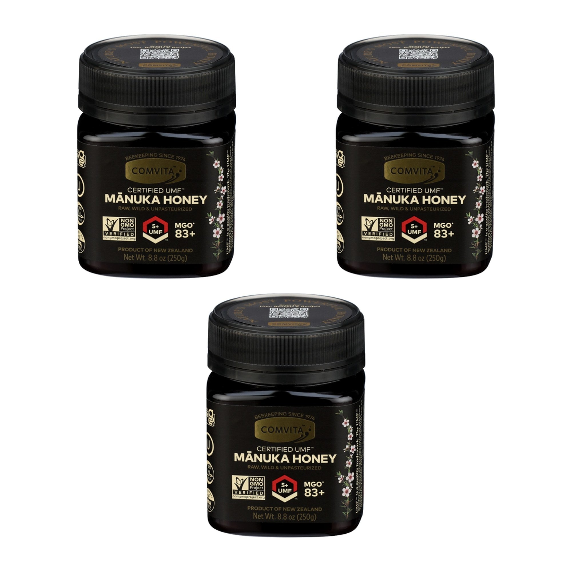 COMVITA (Pack of 3) Comvita Raw Honey UMF 5+ 8.8 Oz