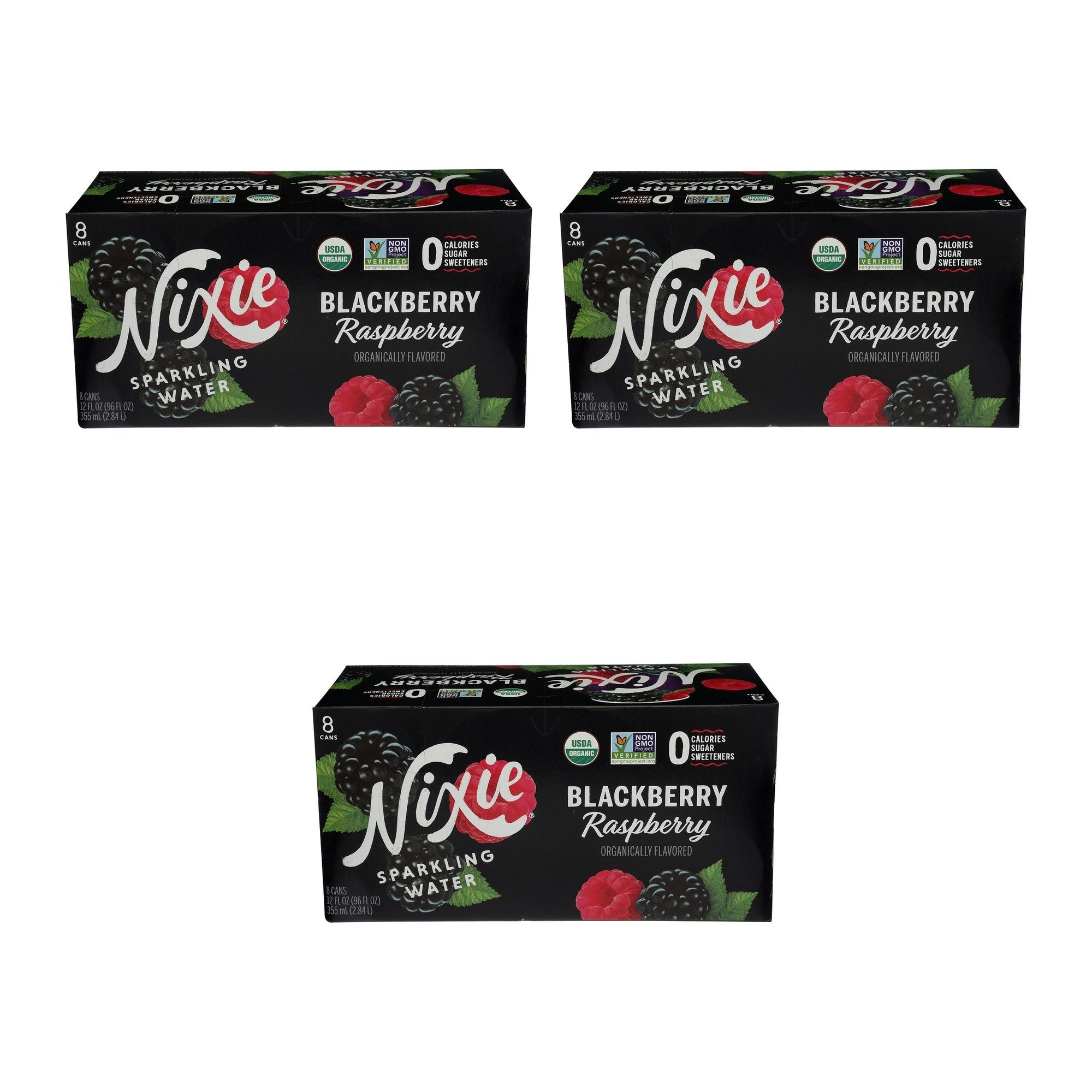 Nixie Water Sparkling Water Black Raspberry 8 Pack
