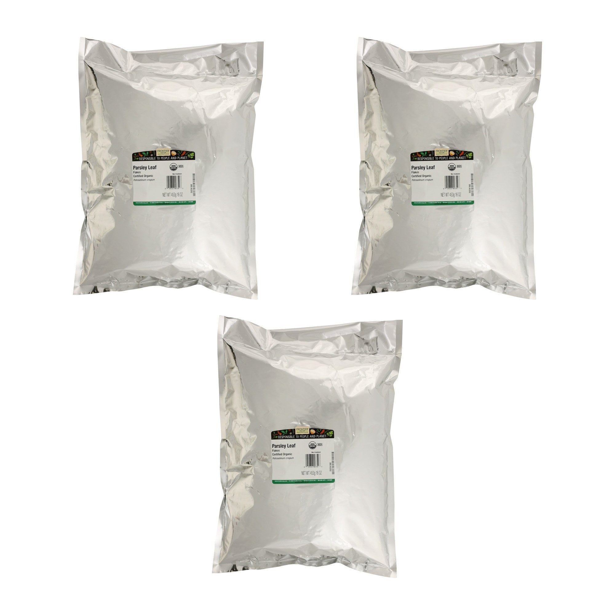 FRONTIER BULK (Pack of 3) Frontier Bulk Organic Parsley Leaf Flakes 16 Oz