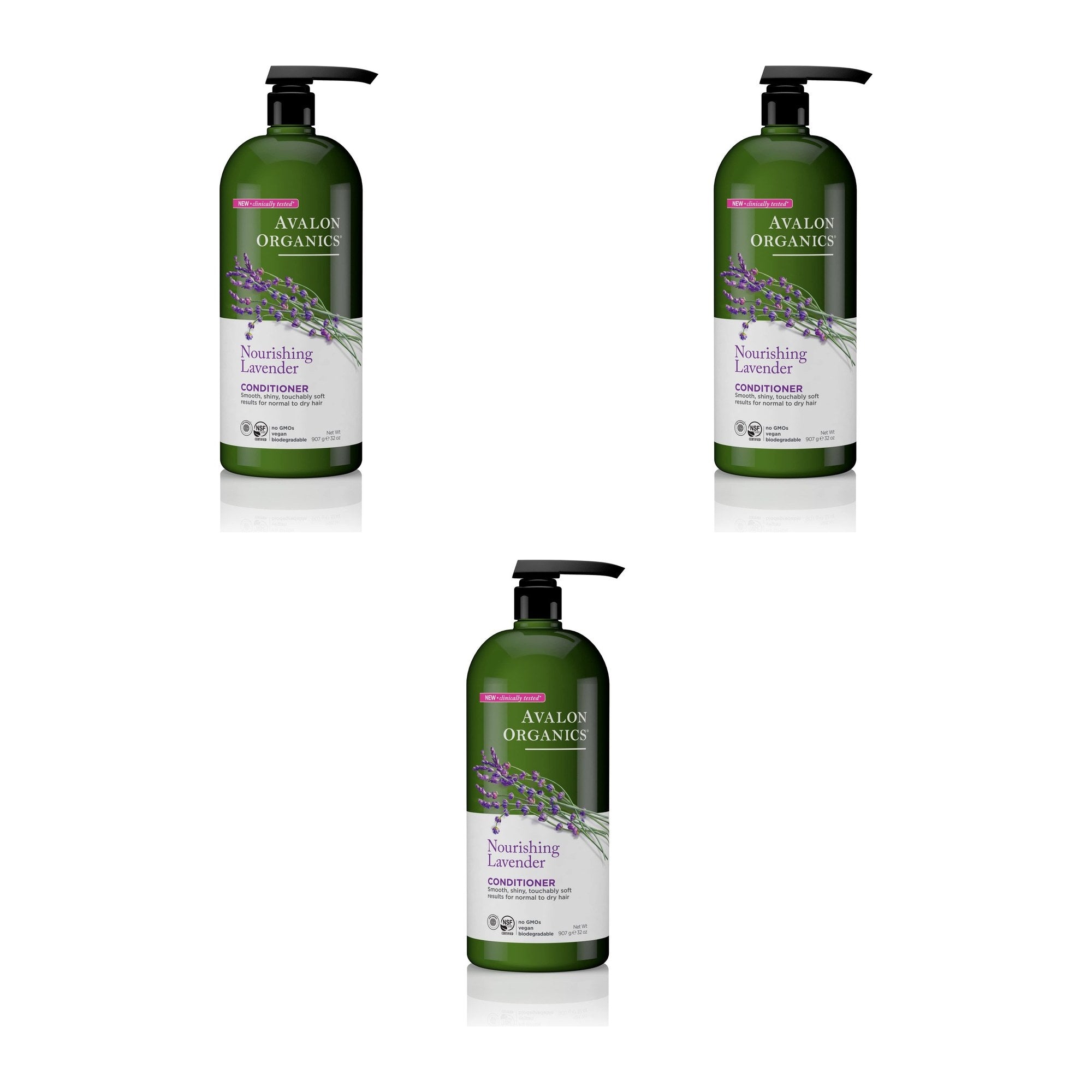 AVALON ORGANICS (Pack of 3) Avalon Organics Lavender Conditioner 32 Fl Oz