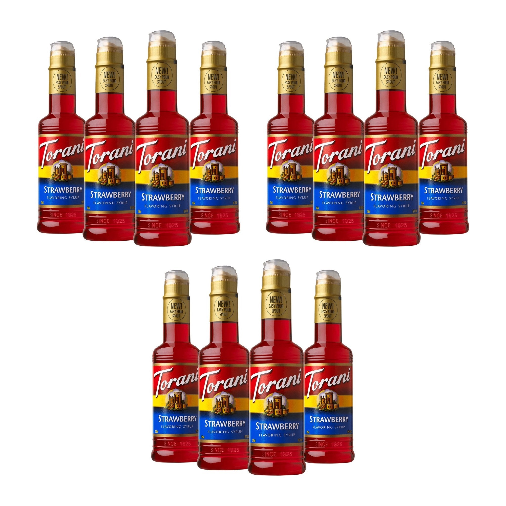 TORANI (Pack of 12) Torani Strawberry Syrup 12.7 Fl Oz