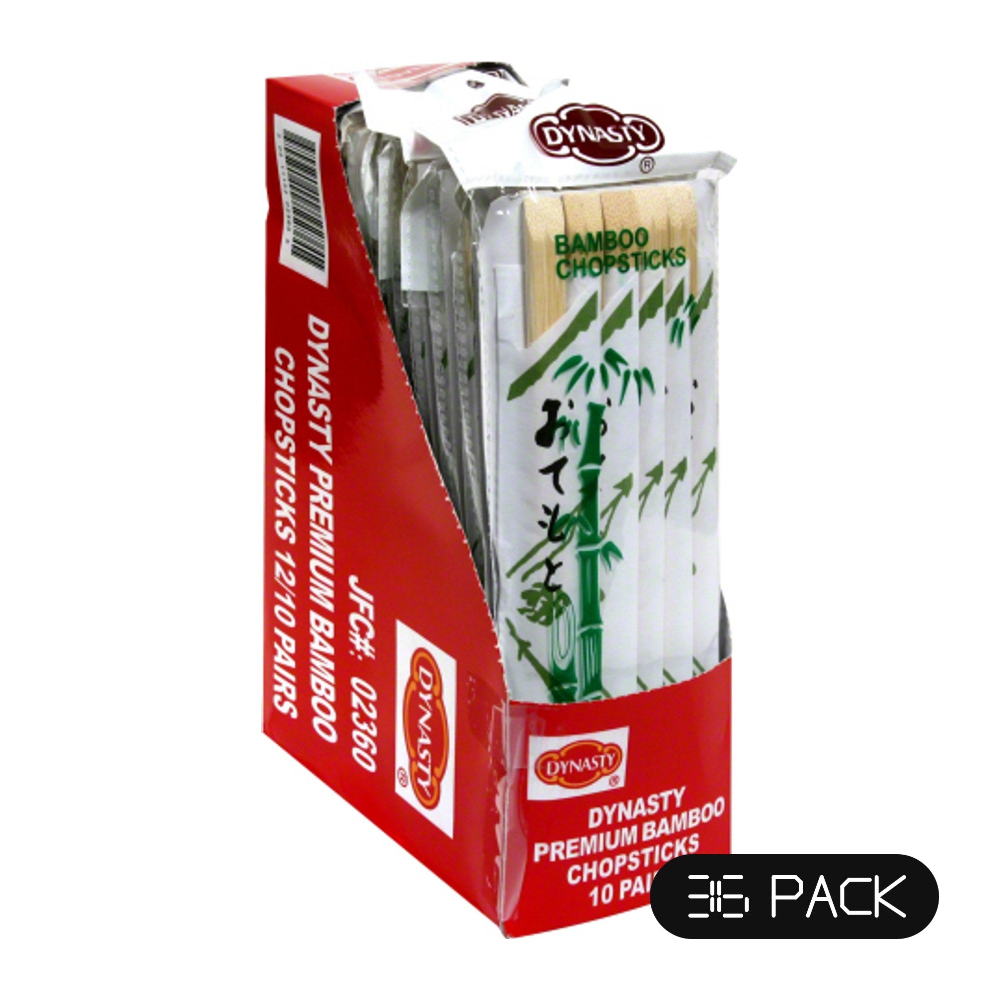 WEL PAC (Pack of 36) Wel Pac Chopstick Bamboo 10 Pieces