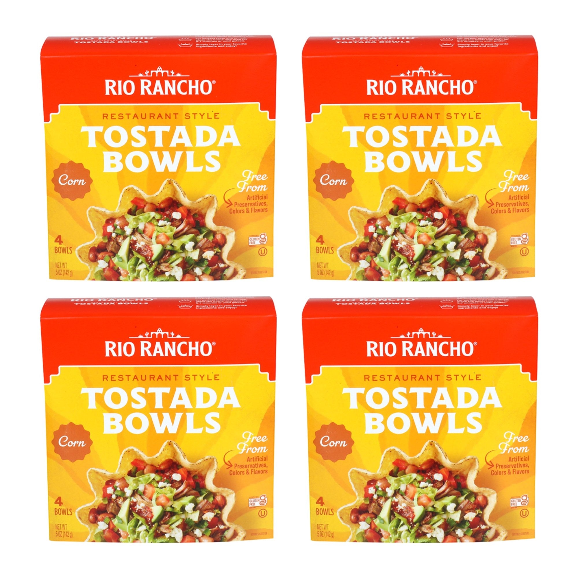 Rio Rancho Tostada Bowl 4 Count