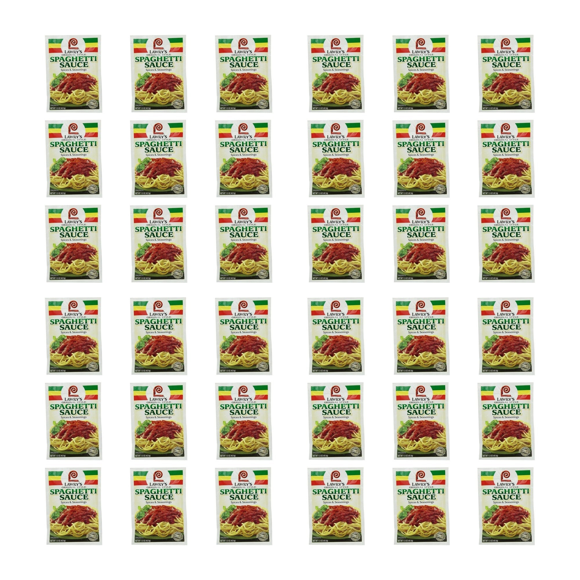 LAWRYS (Pack of 36) Lawry's Original Spaghetti Organic Seasoning 1.5 Oz