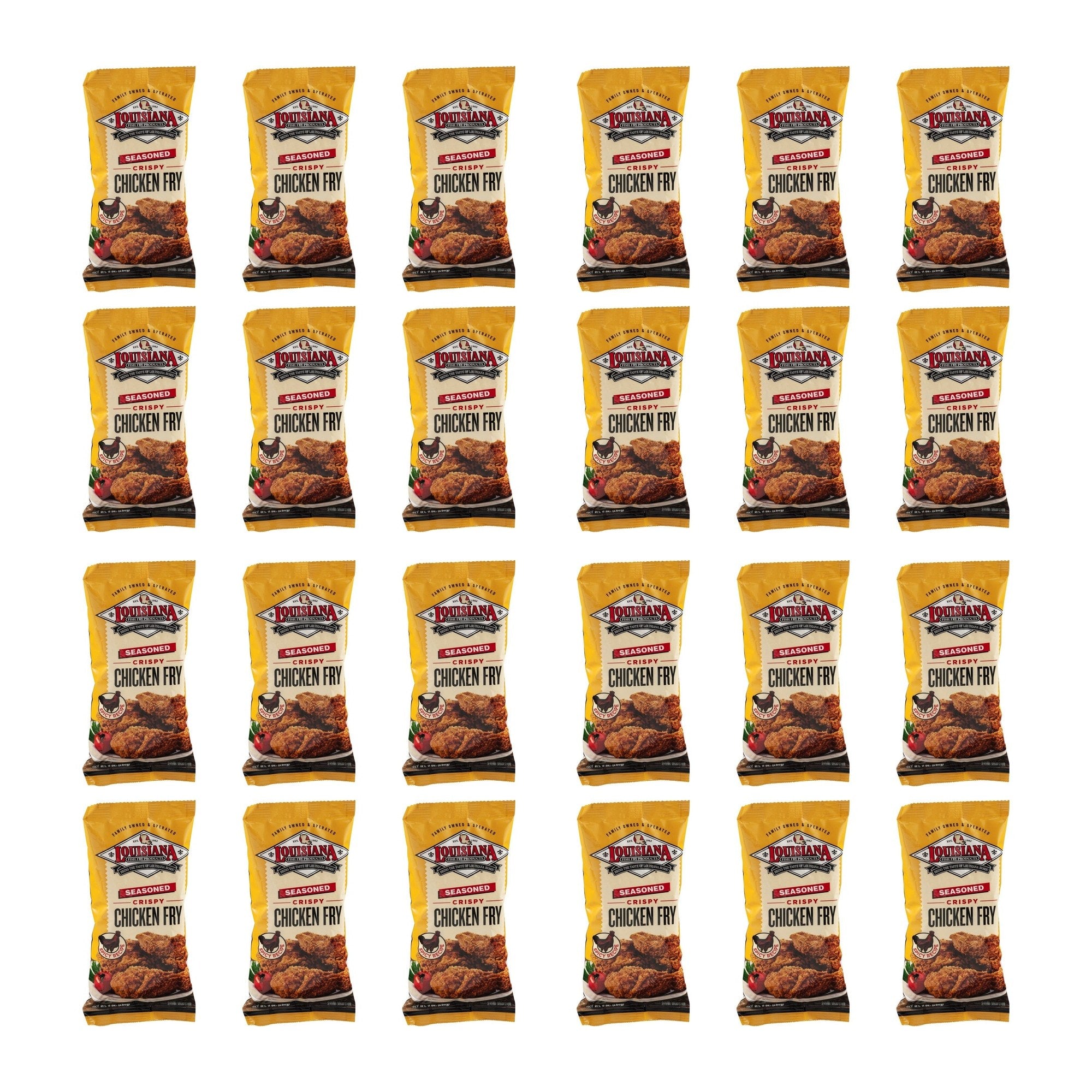 LOUISIANA FISH (Pack of 24) Louisiana Fish Fry Mix Chicken Fry 9 Oz