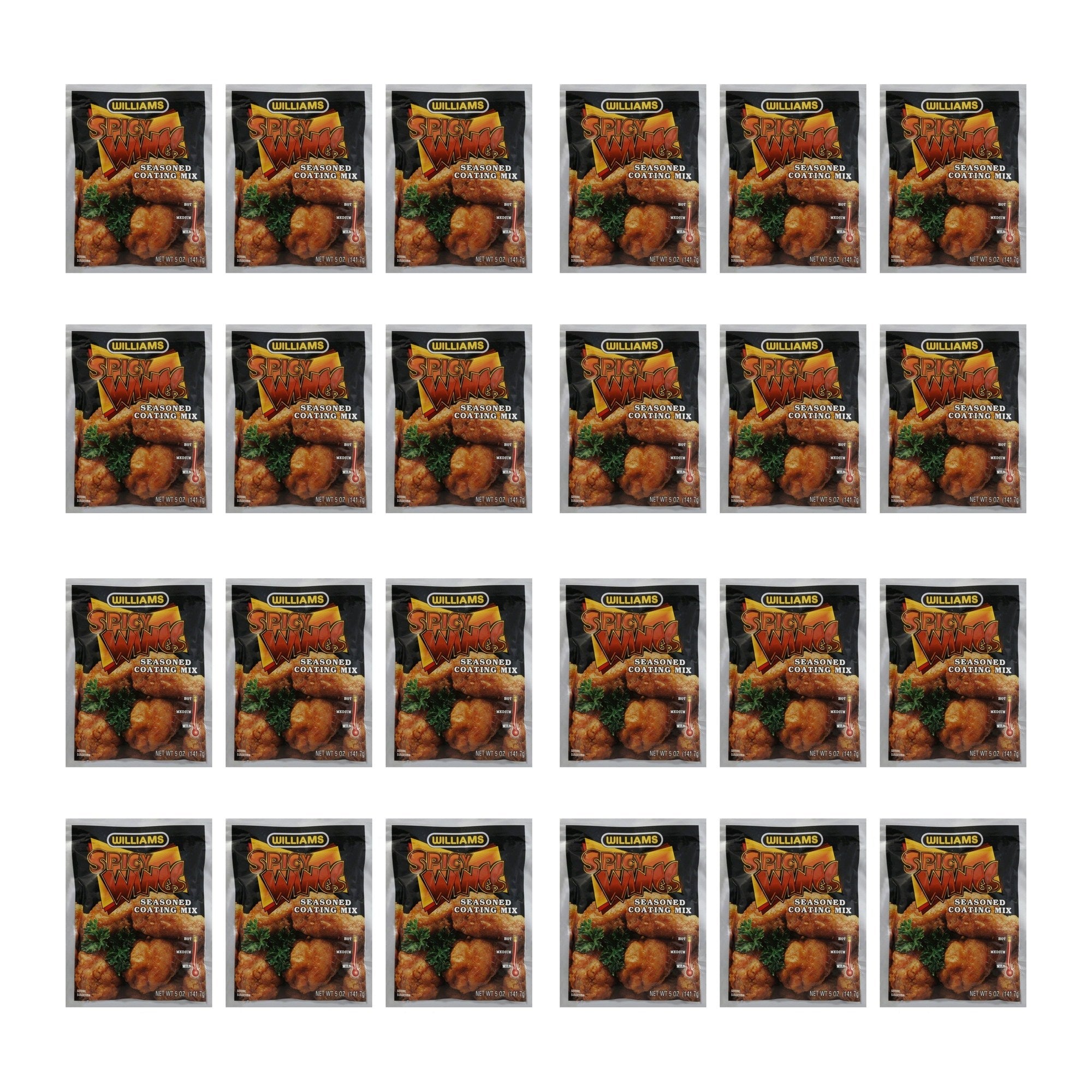 WILLIAMS (Pack of 24) Williams Spicy Wings Seasoning 5 Oz
