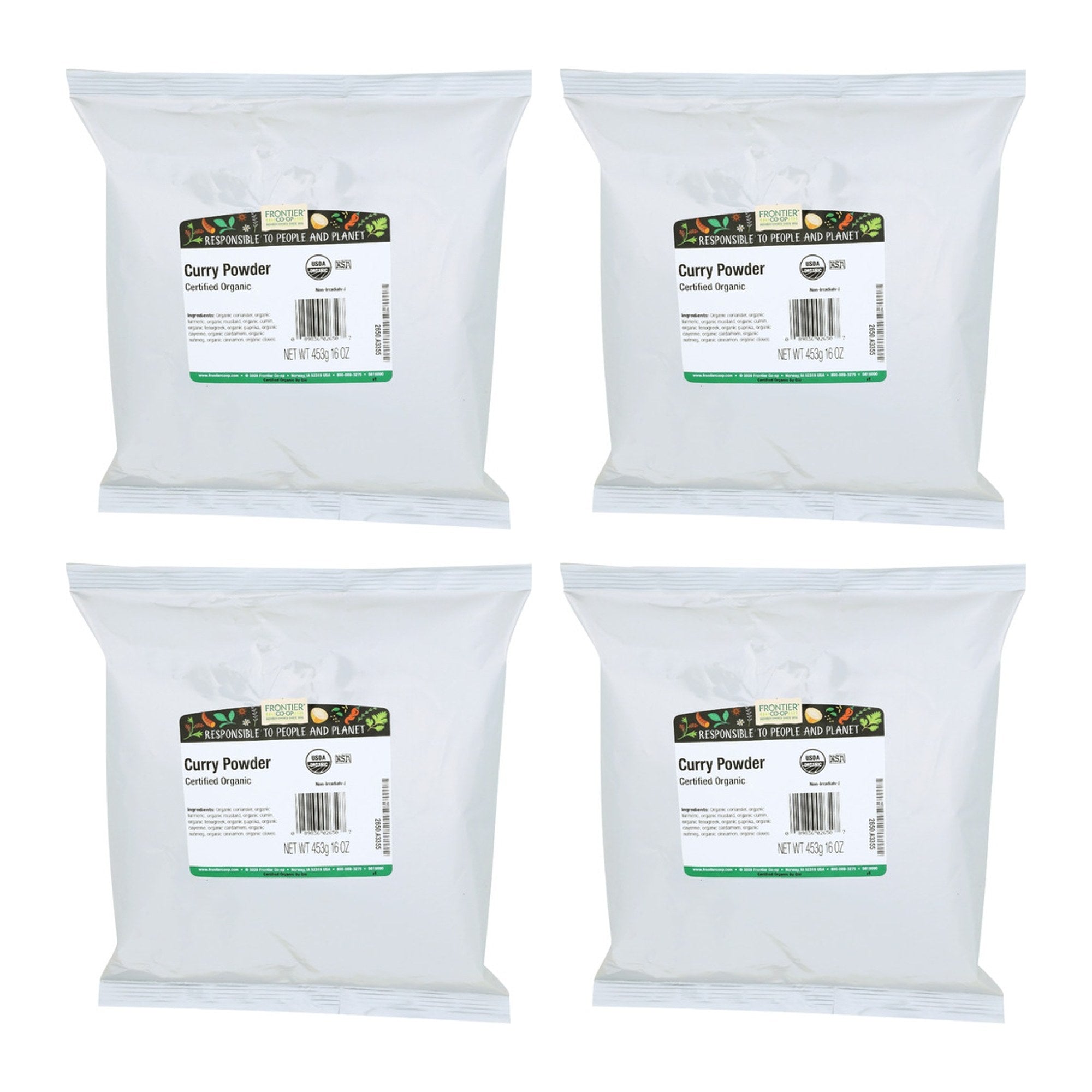 FRONTIER BULK (Pack of 4) Frontier Bulk Curry Powder Organic 16 Oz