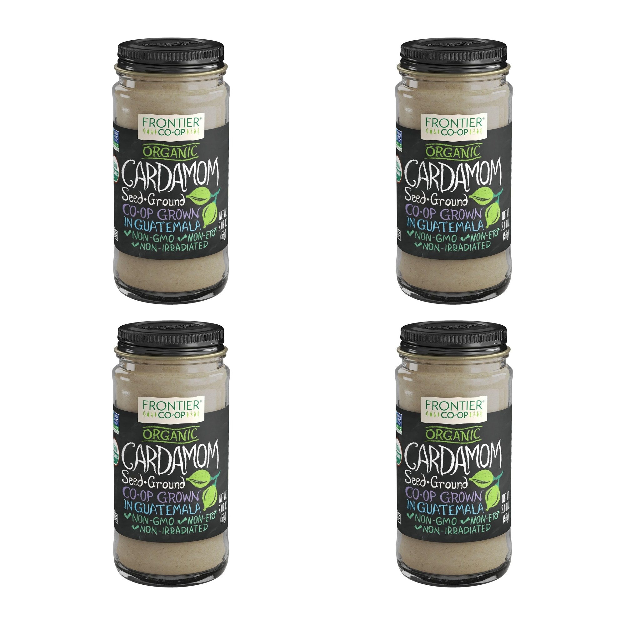 FRONTIER HERB (Pack of 4) Frontier Herb Cardamom Seed Ground 2.08 Oz