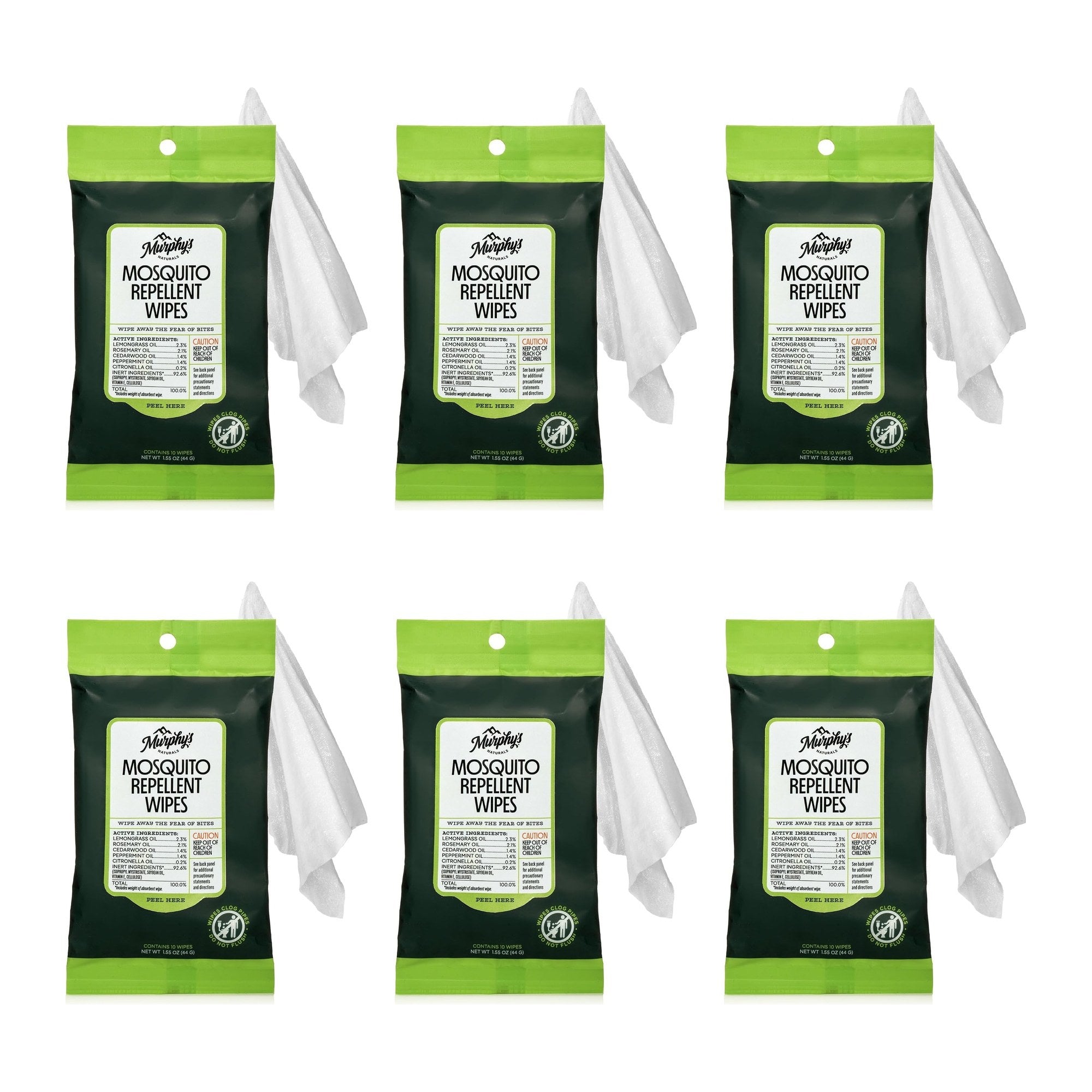 Murphys Naturals Mosquito Wipe Repellent