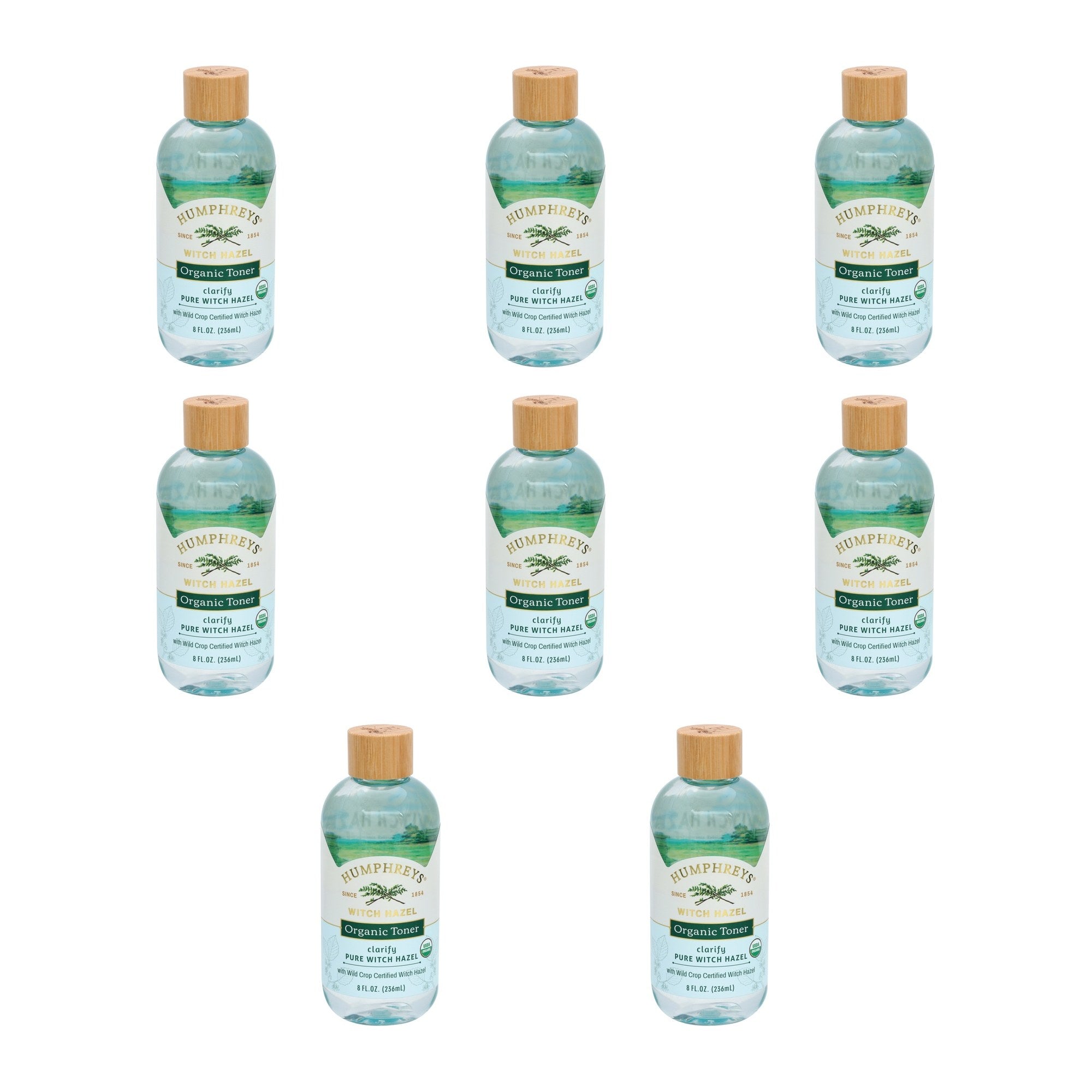 HUMPHREYS (Pack of 8) Humphreys Toner Facial Witch Hazel 8 Oz