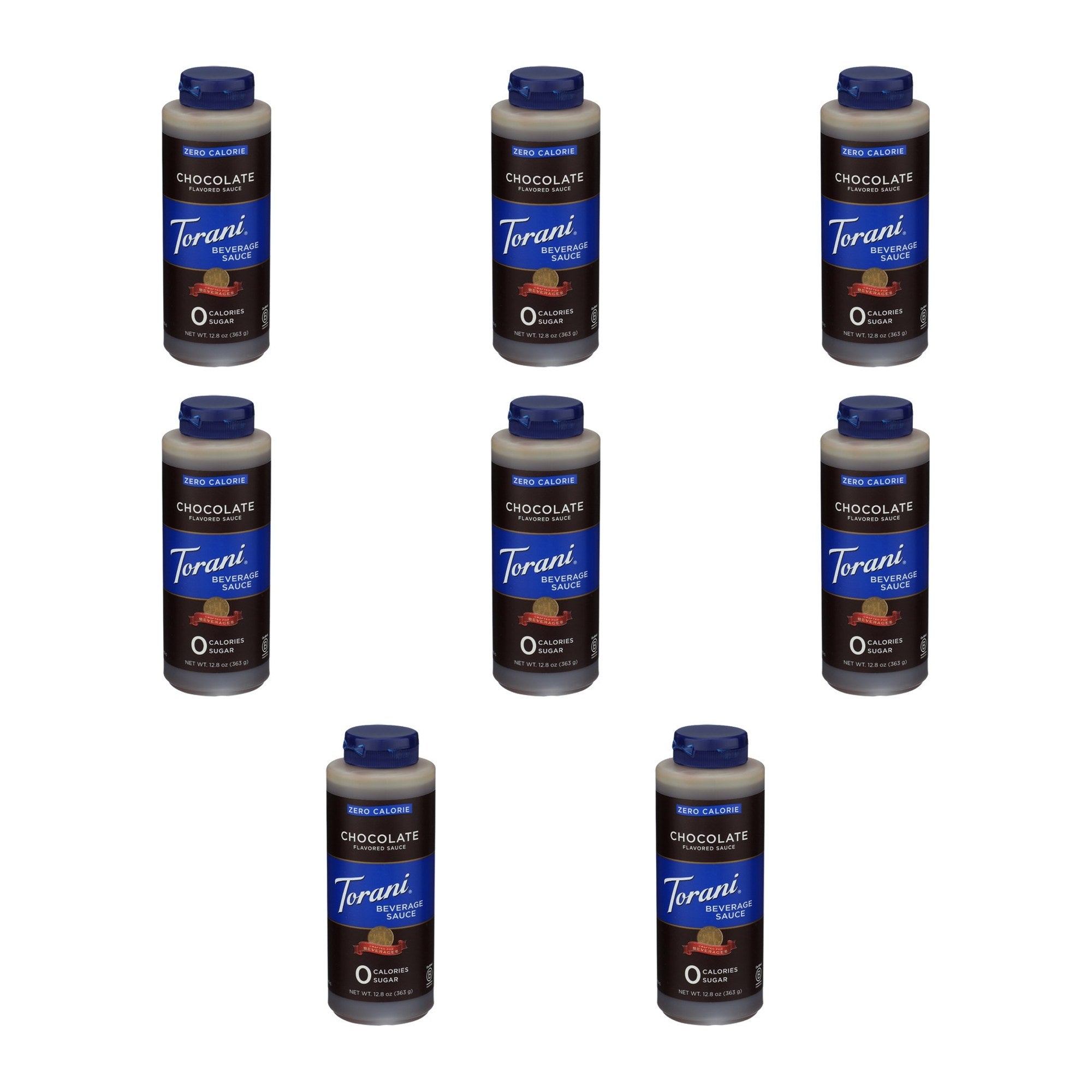 TORANI (Pack of 8) Torani Beverage Sauce 0Cal Chocolate 12.8 Fl Oz