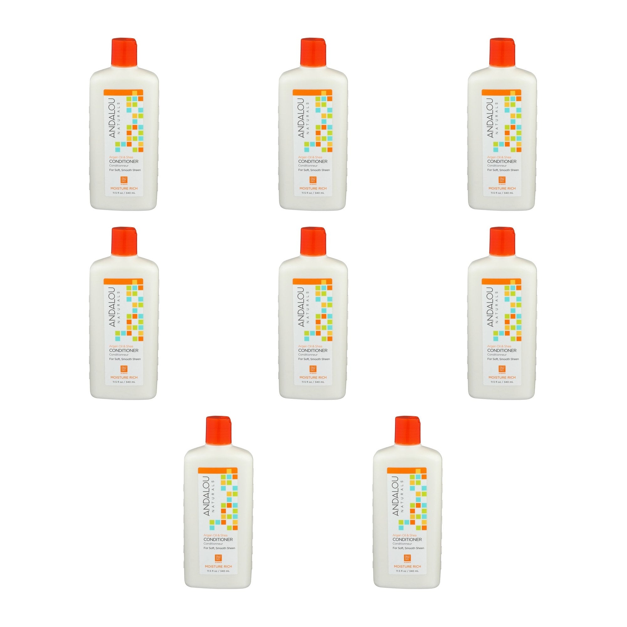 ANDALOU NATURAL (Pack of 8) Andalou Naturals Moisturizing Argan Sweet Orange Conditioner 11.5 Oz