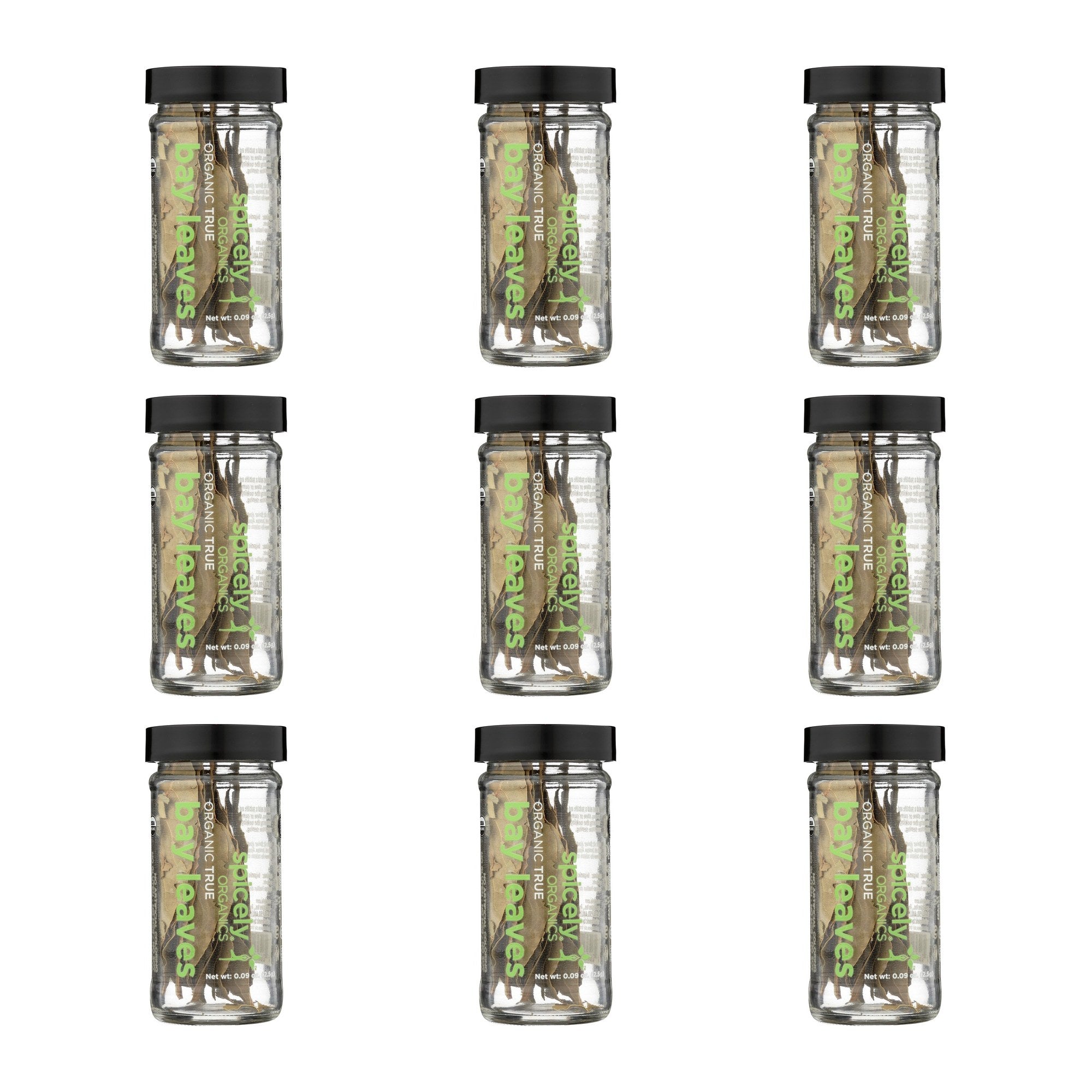 SPICELY ORGANIC (Pack of 9) Spicely Organics Spice Bay Leaves Turkish 0.09 Oz
