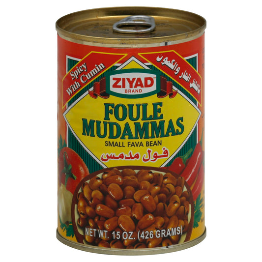 Ziyad Bean Fava Spicy 15 oz (Pack of 6)