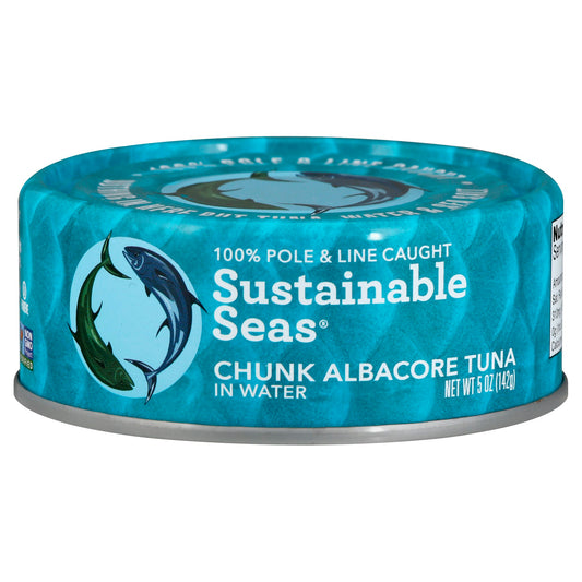 Sustainable Seas Tuna Albacore Chunk Water 5 oz (Pack of 12)