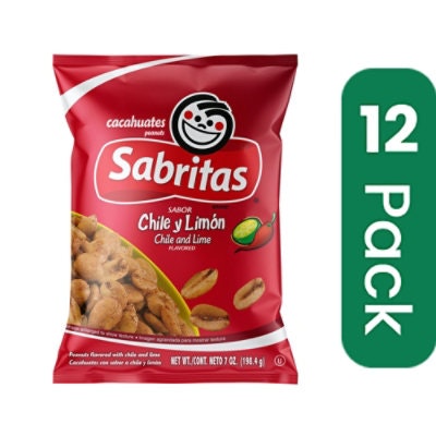 Gamesa Sabritas Peanut Chile Limon 7 Oz (Pack of 12)