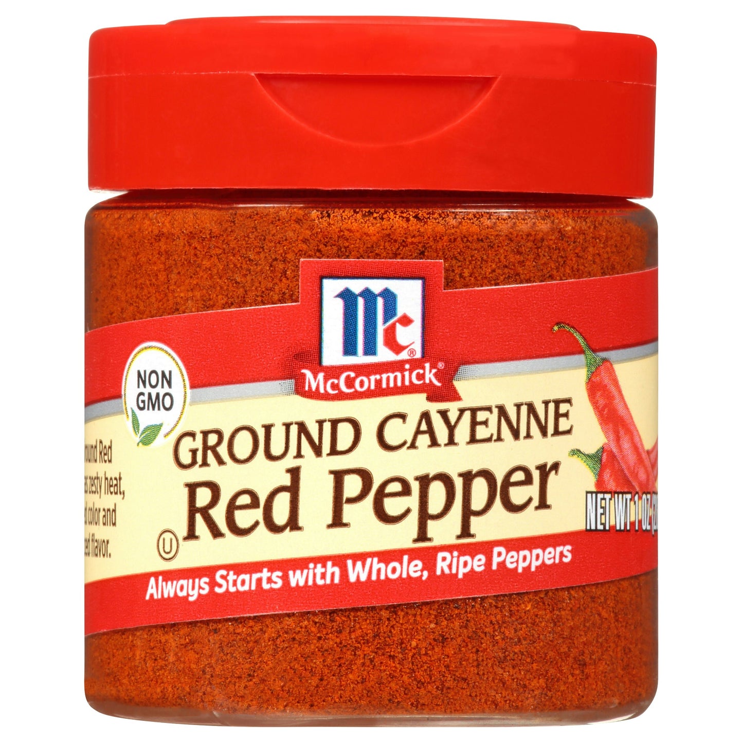 Mc Cormick Spice Cayenne Red Pepper Ground 1 Oz Pack of 6
