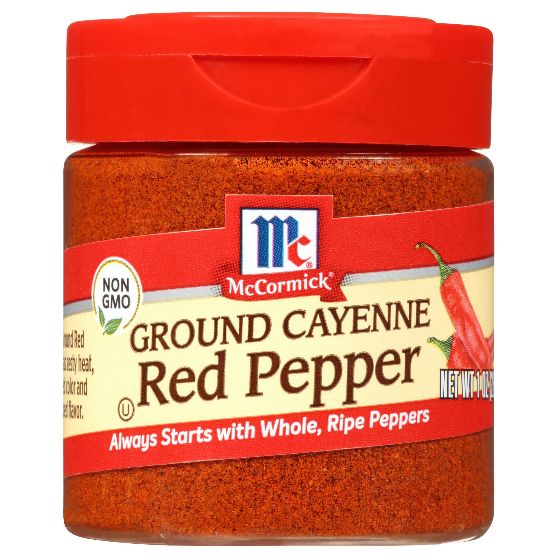 Mc Cormick Spice Cayenne Red Pepper Ground 1 Oz Pack of 6