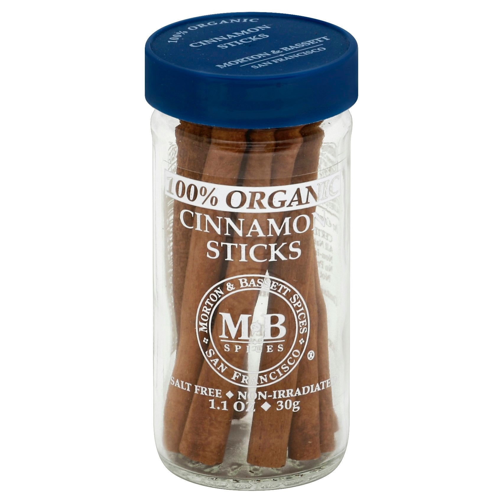 Morton & Bassett Cinnamon Sticks Organic 1.1 Oz Pack of 3