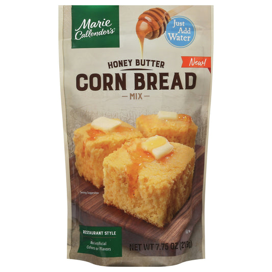 Marie Callendar Mix Corn Bread Honey Butter 7.75 Oz (Pack of 12)