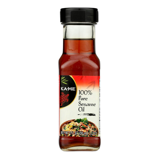 Ka Me Oil Sesame Pure 5 Fl oz (Pack of 6)
