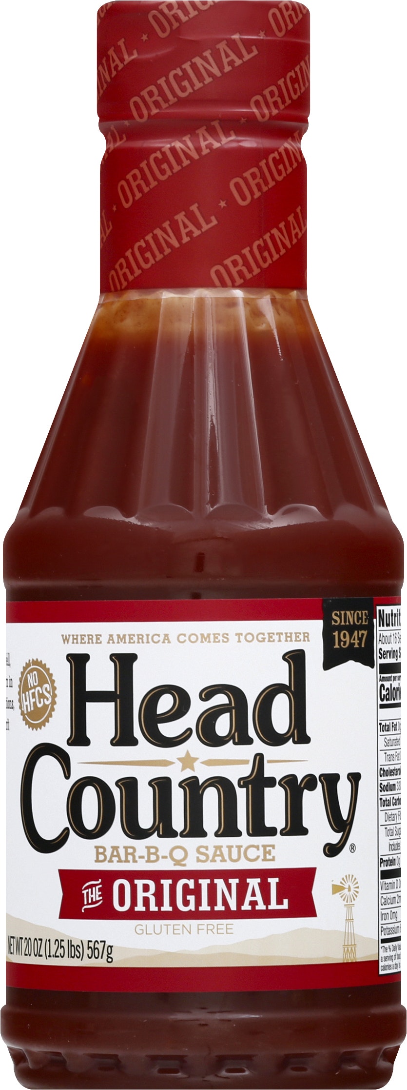 Head Country Sauce BBQ Original 20 Oz (Pack of 6)