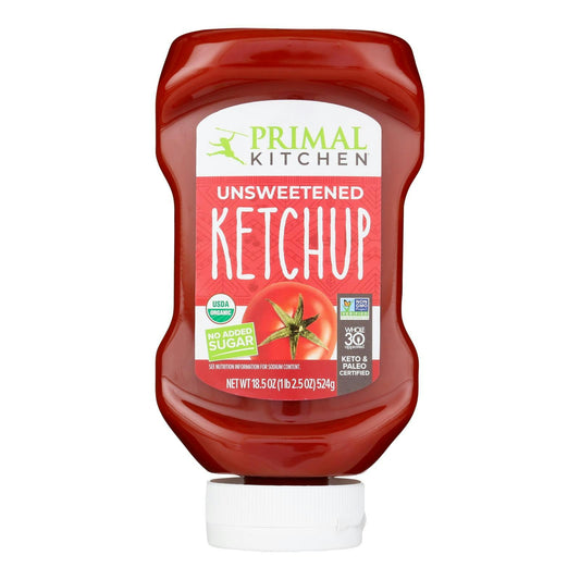 Primal Kitchen - Ketchup Unsweetened 18.5 fl. oz (Pack of 6)