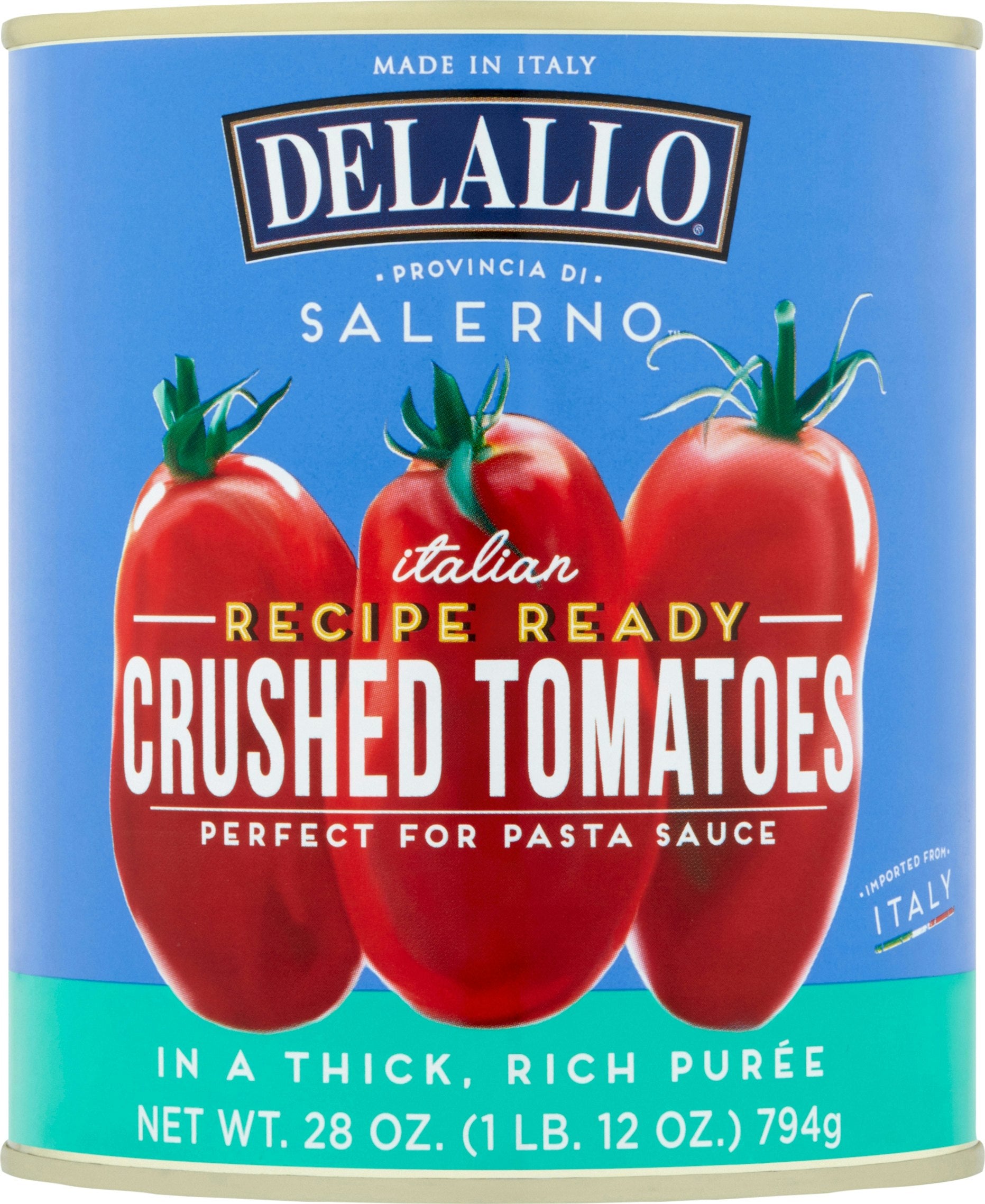 Delallo Tomato Imported Recipe Ready 28 Oz (Pack of 12)