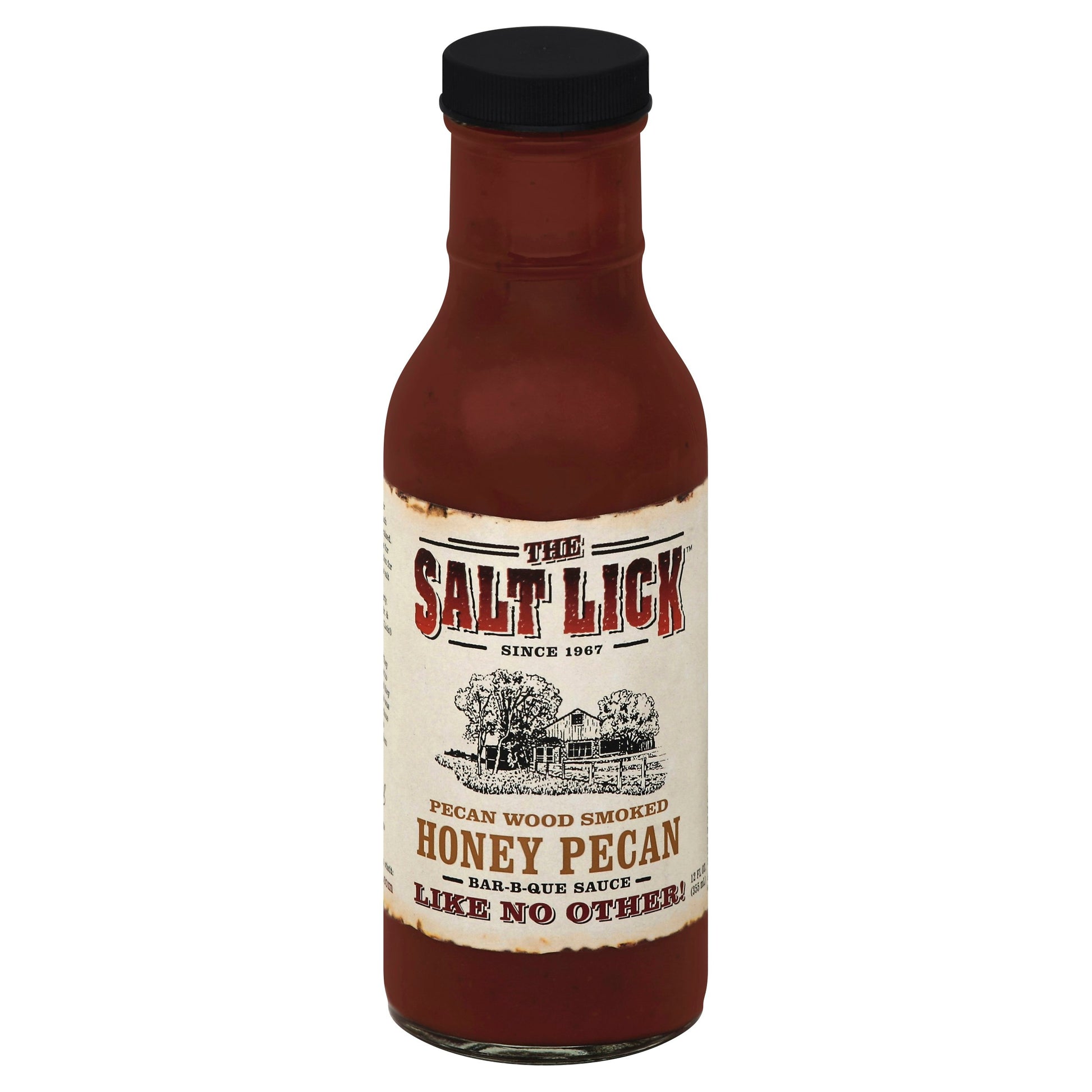 Salt Lick Sauce BBQ Honey Pecan 12 Oz (Pack of 6)