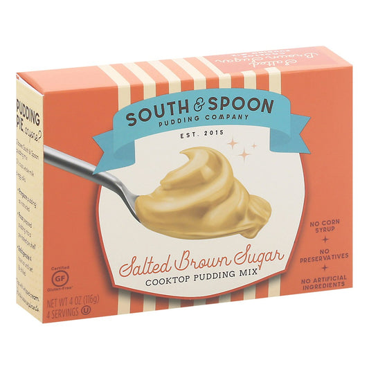 South N Spoon Pudding Mix Sltd Brwn Sgr 4 Oz Pack of 12