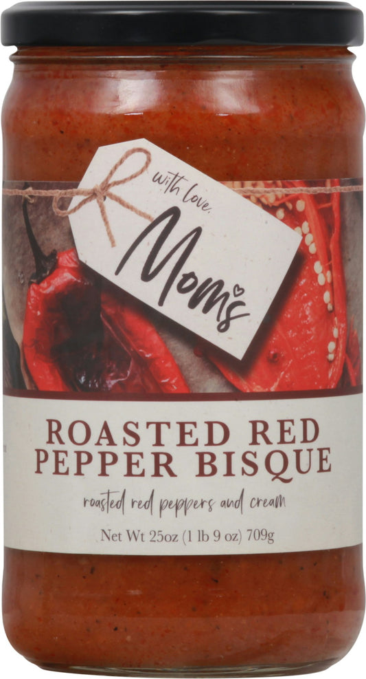 Moms Soup Bisque Red Pepper 24.5 Oz Pack of 6