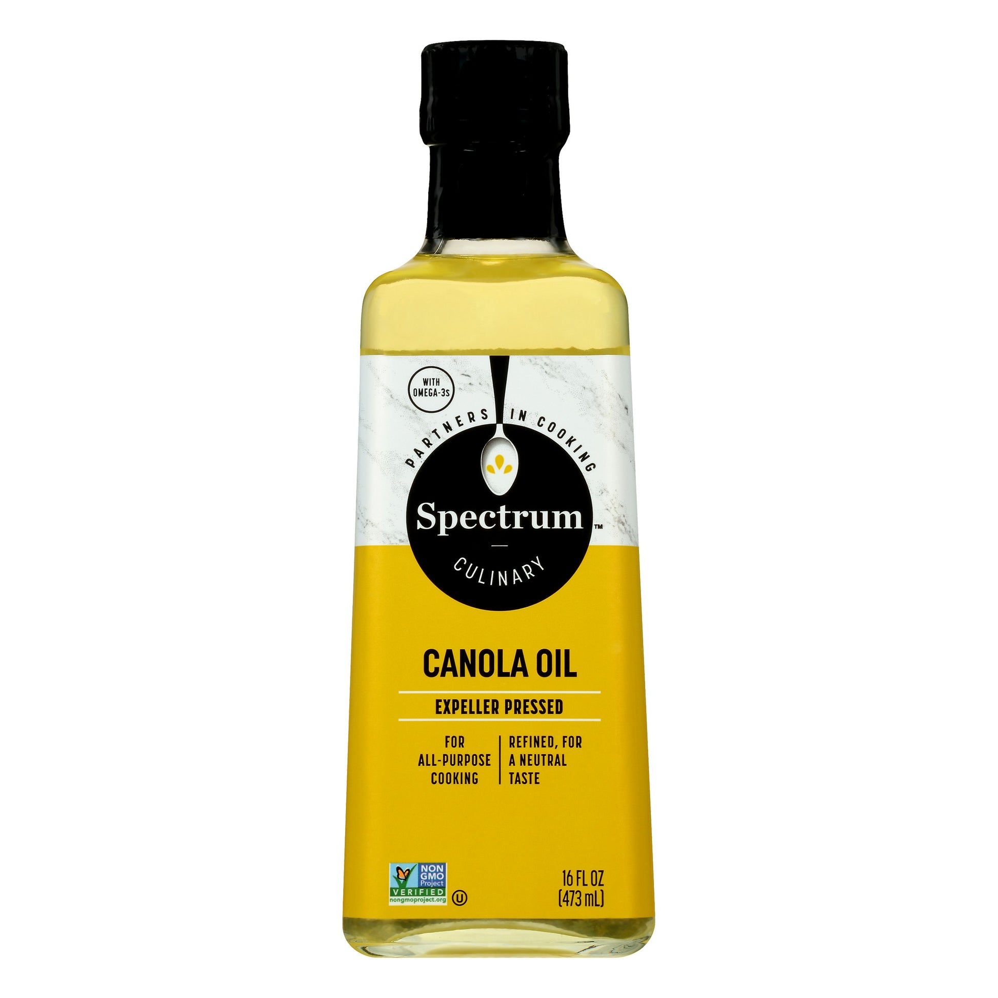 Spectrum Canola Oil - 16 Fl. oz (Pack of 12)