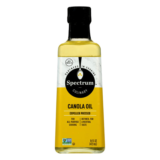 Spectrum Canola Oil - 16 Fl. oz (Pack of 12)