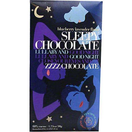 The Functional Chocolate Co - Chocolate Bar Sleepy - 1.75 oz (Pack of 12)