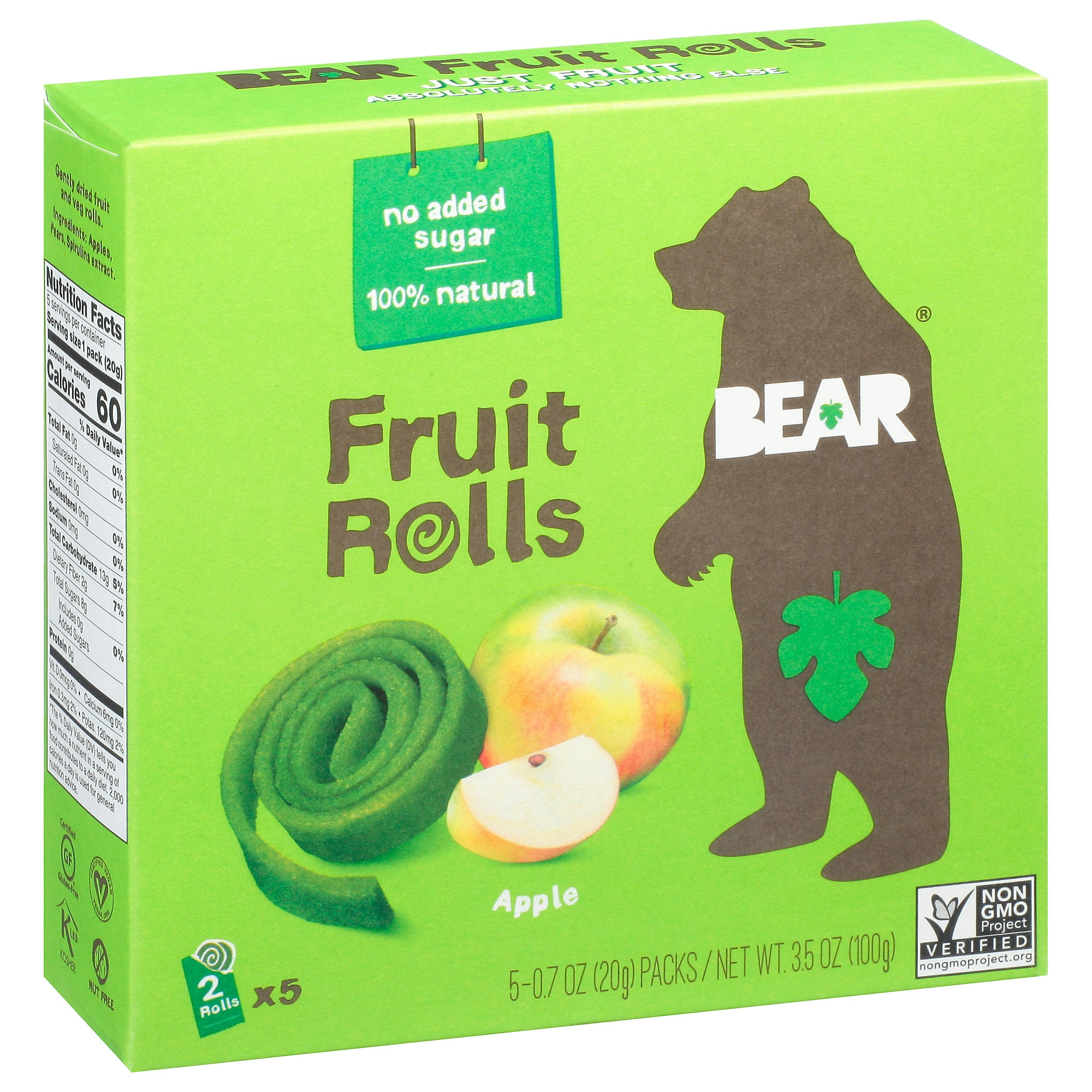 Bear Yoyo Fruit Roll Apple