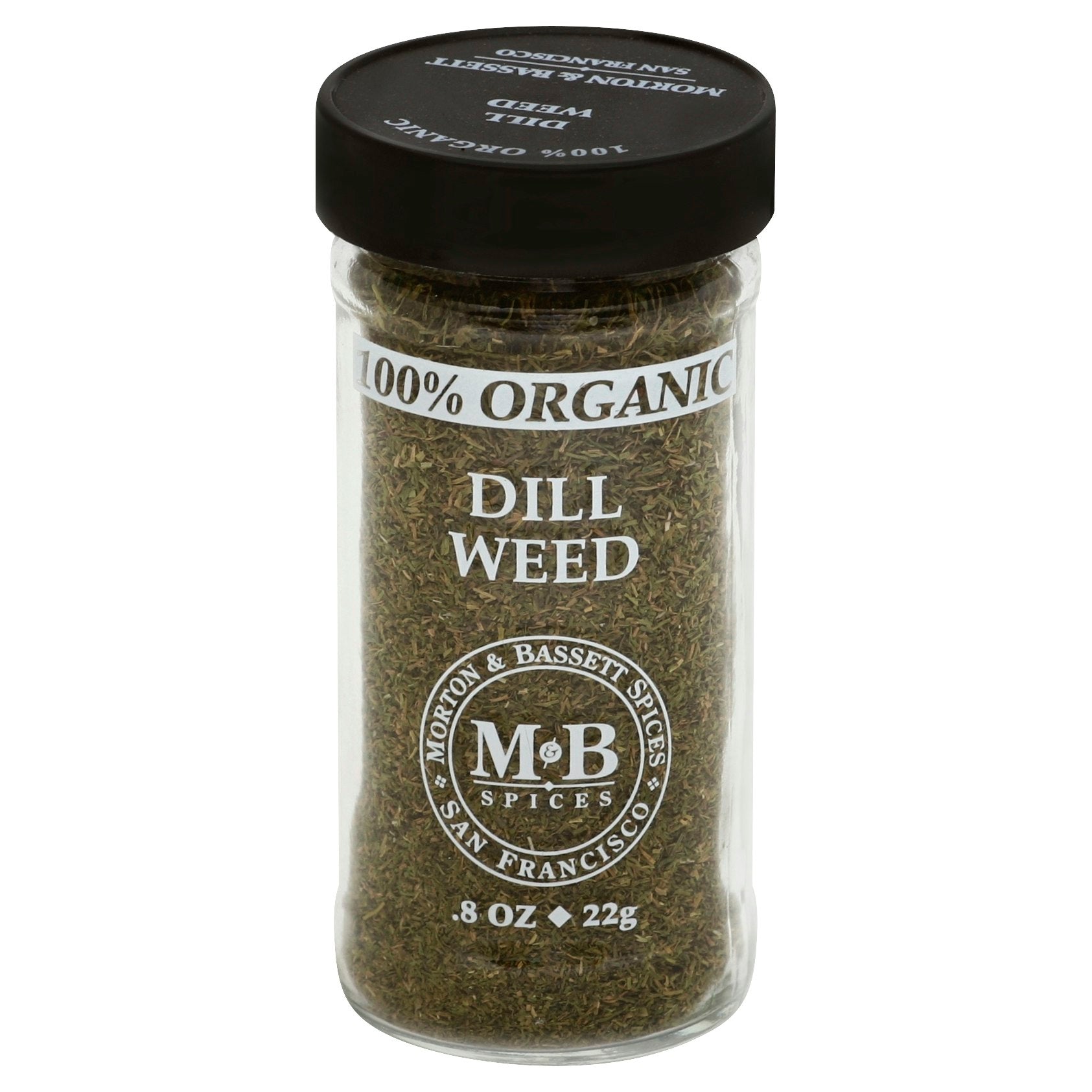 Morton & Bassett Dill Weed Organic 0.8 Oz Pack of 3