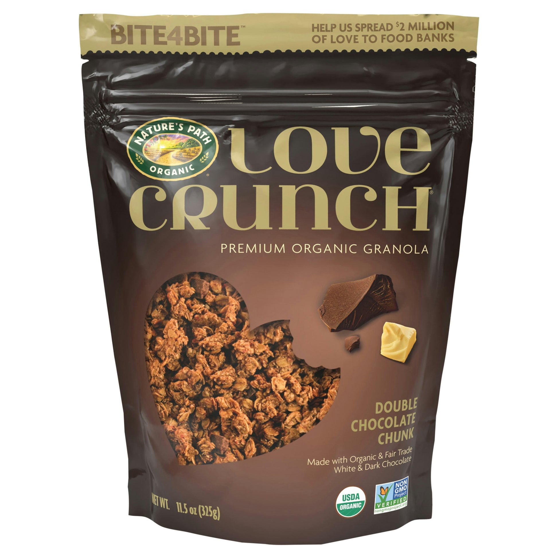 Natures Path Granola Crunch Double Chocolate 11.5 Oz (Pack of 6)