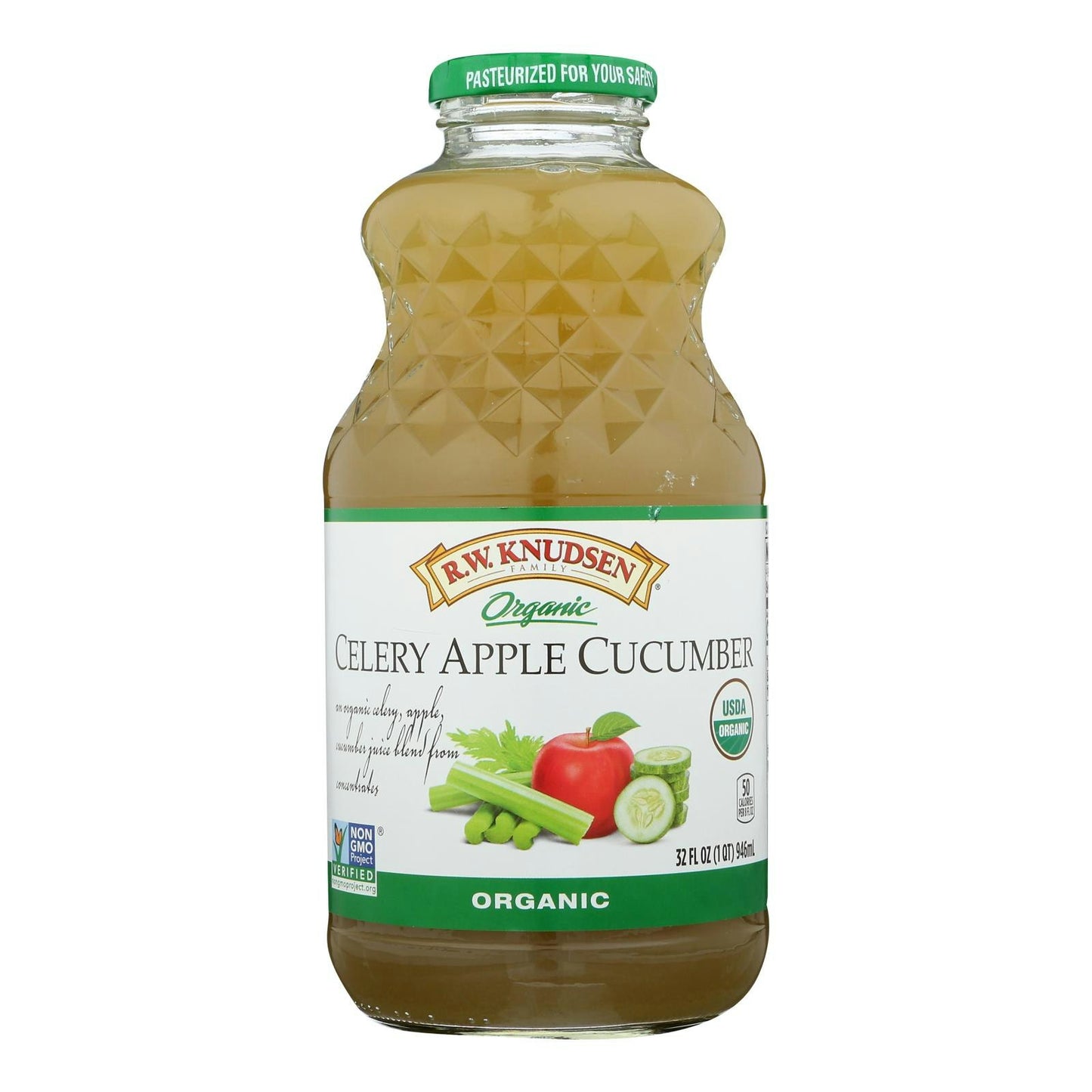 R.W. Knudsen Juice Celery Apple Cucumber Organic 32 Fo Pack of 6