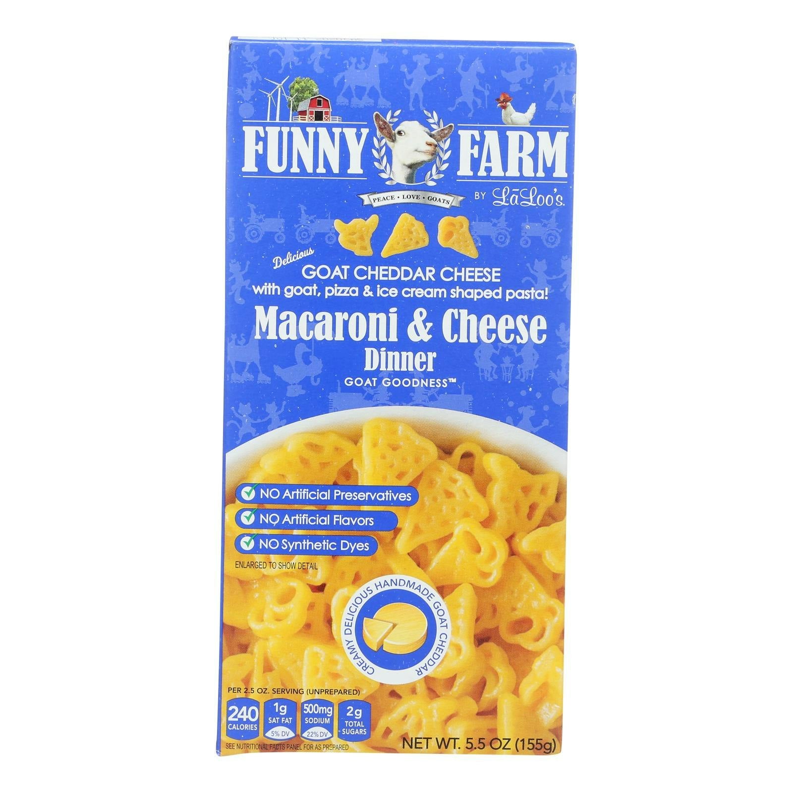 Funny Farms Mac N Cheese Shapes Goat