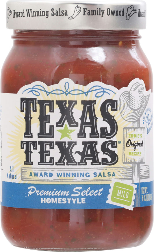 Texas Texas Salsa Homestyle Mild 16 Oz Pack of 6
