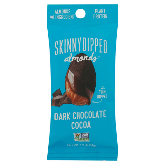 Skinnydipped Almonds Chocolate Covered Cocoa 1.2 Oz (Pack of 10)