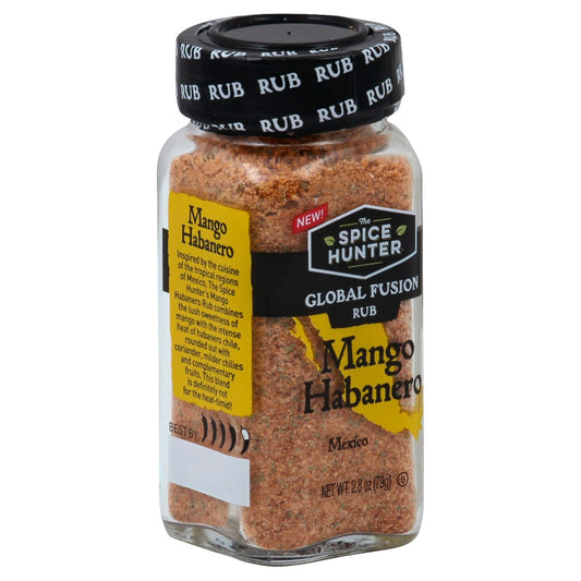 Spice Hunter Global Fusion Mango Habanero Rub 2.8 Oz Pack of 3